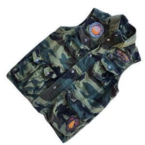 Smoke Rise Camouflage Vest Medium Colorado Camp Utility Sleeveless Tactical Hike